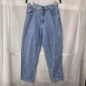 Cherokee lightwash hi rise denim jeans 10p western workwear retro mom jean